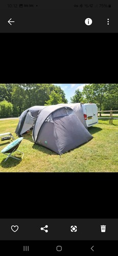 Inflatable driveaway awning - driveaway, vw
